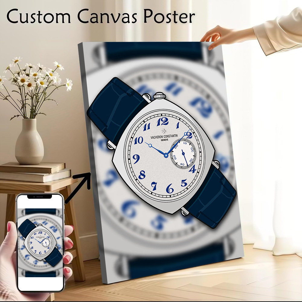 Luxury Watch Constantine - วาเชรอน คอนสแตนตินนาฬิกาพิมพ์โปสเตอร์ผ้าใบภาพที่กำหนดเองศิลปะบนกำแพงภาพวาดบนผ้าใบสำหรับตกแต่งห้องตกแต่งหรูหรา