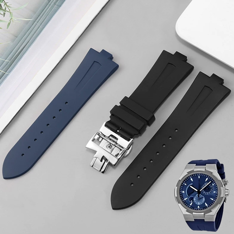 Luxury Watch Constantine - สายนาฬิกายางสำหรับ Vacheron Constantin Overseas VC 47450