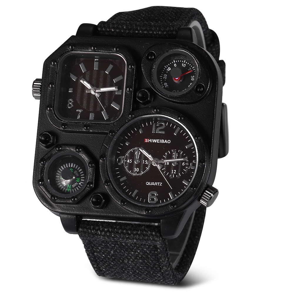 Luxury Watch Zone - ควอตซ์บุรุษนาฬิกาแบรนด์ชั้นนําหรูหราผ้าใบสายกีฬานาฬิกาข้อมือสําหรับผู้ชายDaulครั้งทหารRelógio Masculinoควอตซ์-นาฬิกา