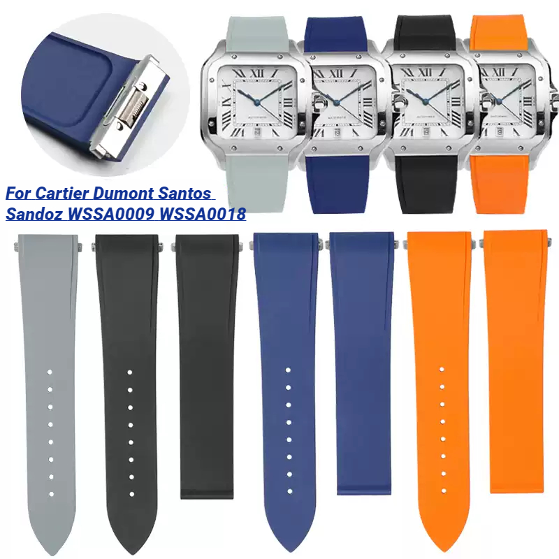 Luxury Watch Cartier - 18.5 มม.21 มม.โลหะสําหรับ Cartier Dumont Santos