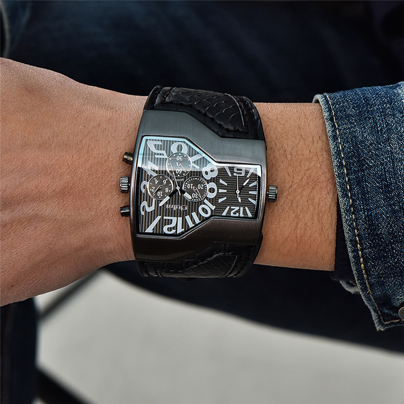 Oulm HP1220นาฬิกาควอตซ์ชายกลาง - Luxury Watch Zone บทวิจารณ์และราคา