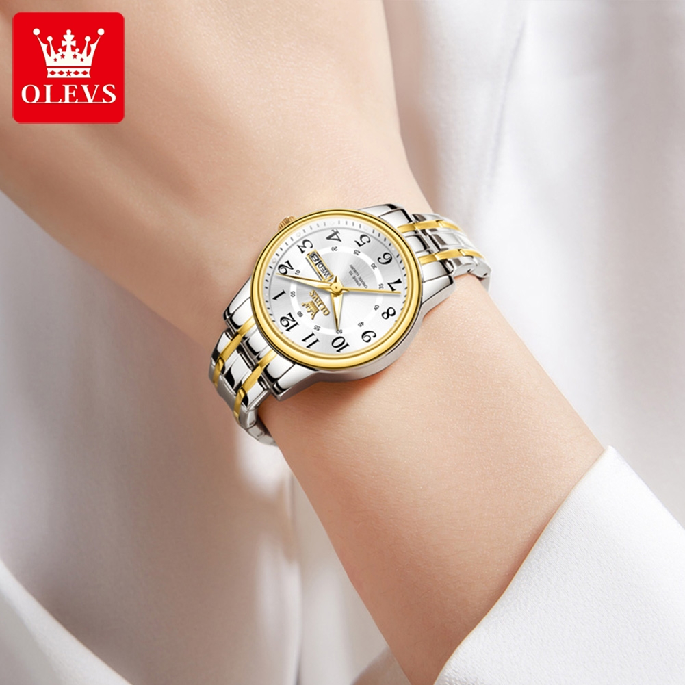 OLEVS 2891 แบรนด์หรูแฟชั่นผู้ห - Luxury Watch Strap บทวิจารณ์และราคา