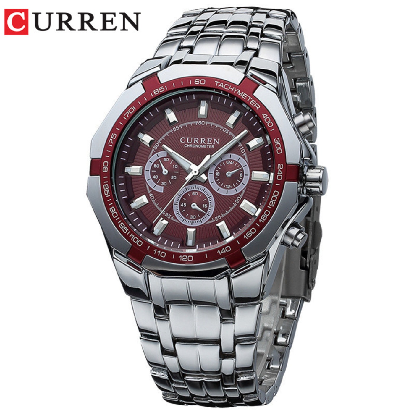 CURREN ผู้ชายแบรนด์หรูทหารกีฬา - Luxury Watch Deals บทวิจารณ์และราคา