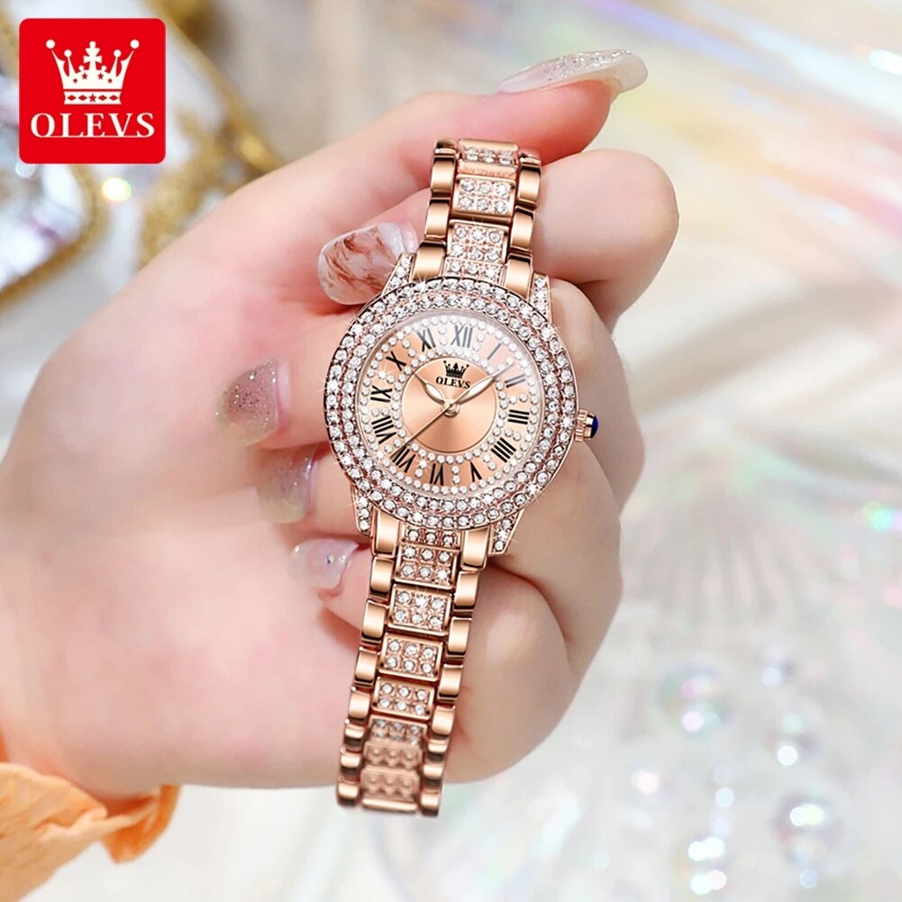 OLEVS 9943นาฬิกาควอทซ์เพชรออริ - Luxury Watch Deals บทวิจารณ์และราคา