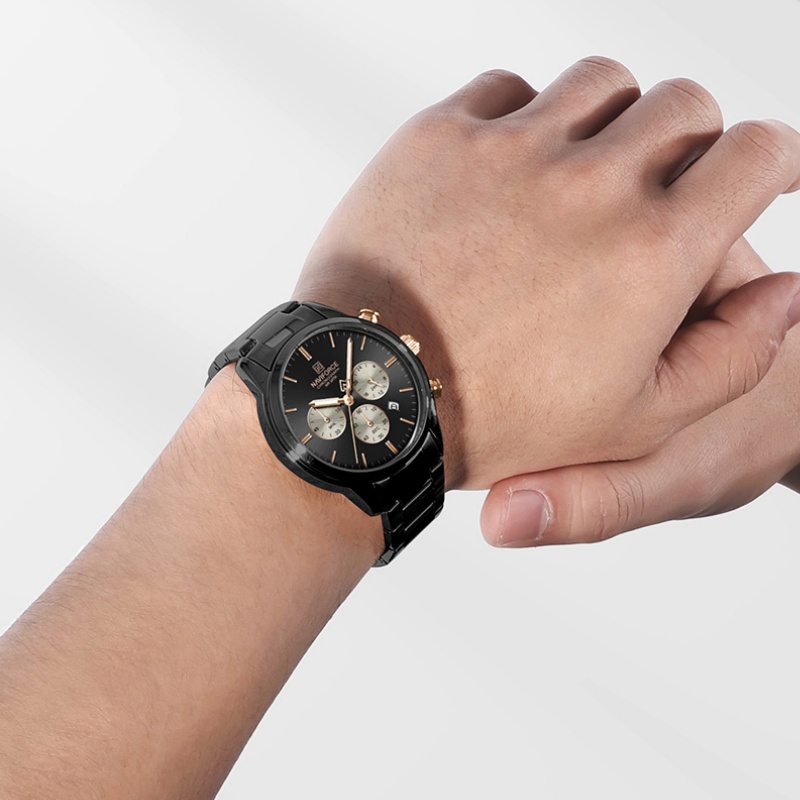 นาฬิกาข้อมือผู้ชาย NAVIFORCE ร - Luxury Watch Strap บทวิจารณ์และราคา