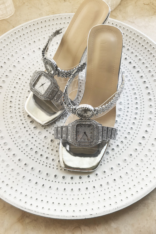รองเท้าส้นสูงคริสตัลดีไซน์ดั้ง - Luxury Watch Strap บทวิจารณ์และราคา