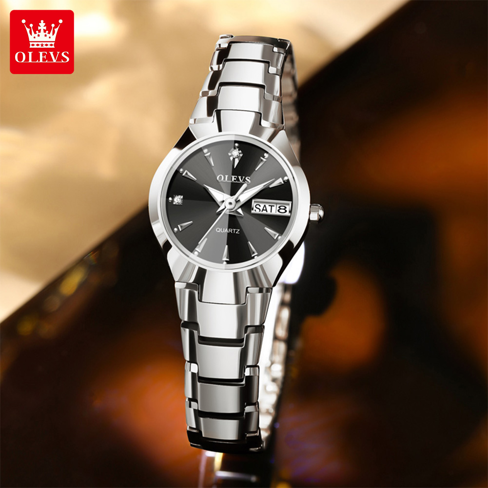 OLEVS สุภาพสตรีนาฬิกา 8697 หรู - Luxury Watch Quartz บทวิจารณ์และราคา