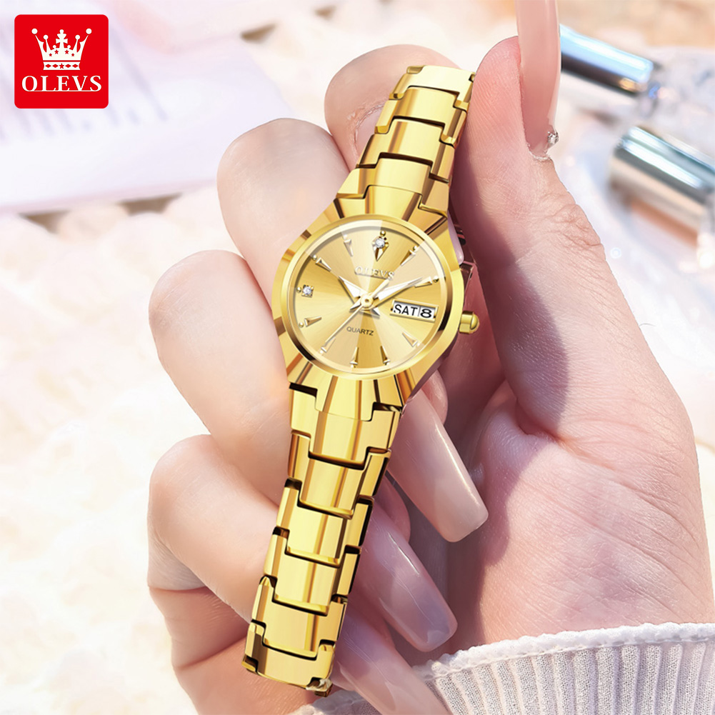 OLEVS สุภาพสตรีนาฬิกา 8697 หรู - Luxury Watch Quartz บทวิจารณ์และราคา