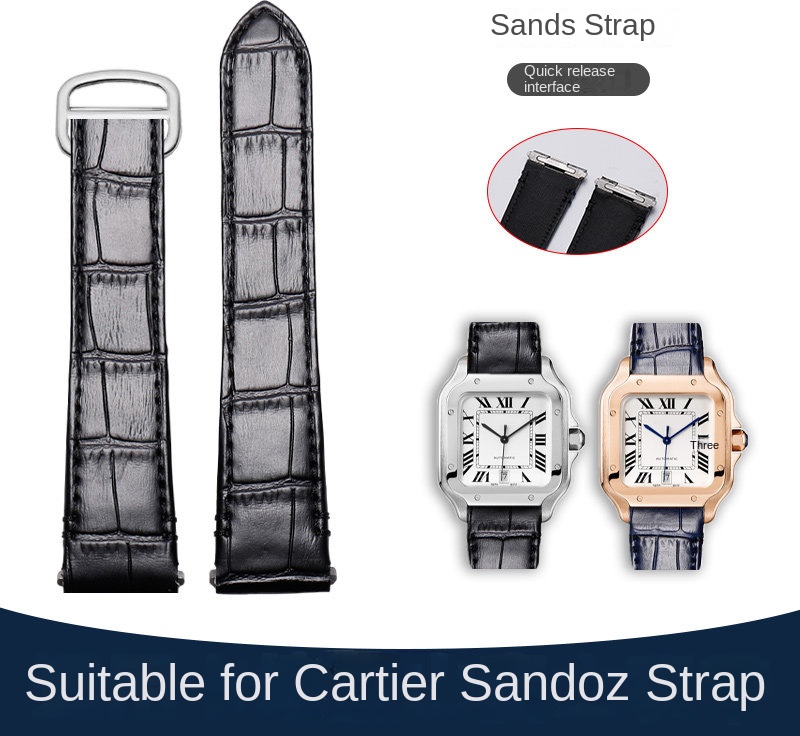21 มม. 19 มม. สายนาฬิกาหนังวัว - Luxury Watch Cartier บทวิจารณ์และราคา