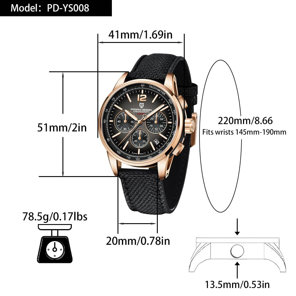นาฬิกาข้อมือผู้ชาย PAGANI DESI - Luxury Watch Deals บทวิจารณ์และราคา