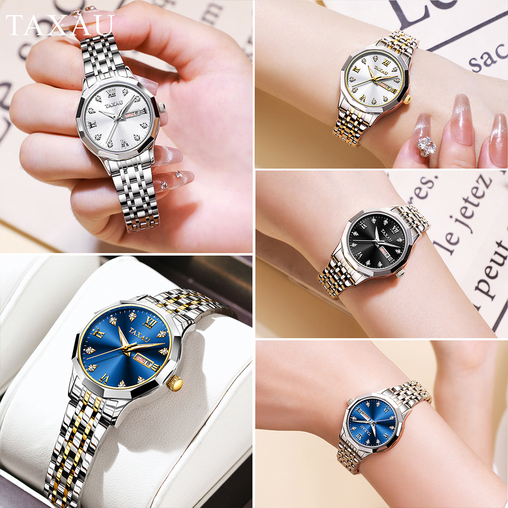 OLEVS แฟชั่นนาฬิกาสีทองสําหรับ - Luxury Watch Deals บทวิจารณ์และราคา