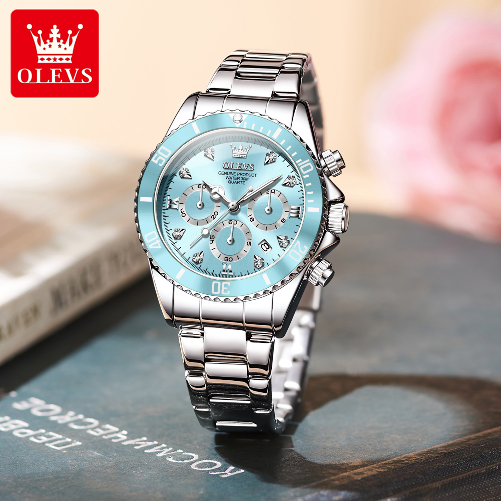 OLEVS นาฬิกาผู้หญิง 5632 Elega - Luxury Watch Quartz บทวิจารณ์และราคา