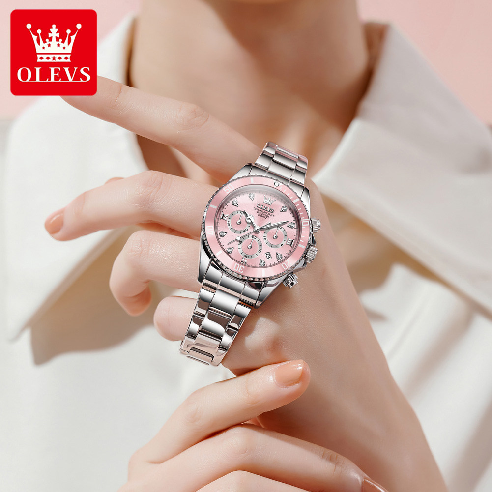 OLEVS นาฬิกาผู้หญิง 5632 Elega - Luxury Watch Quartz บทวิจารณ์และราคา